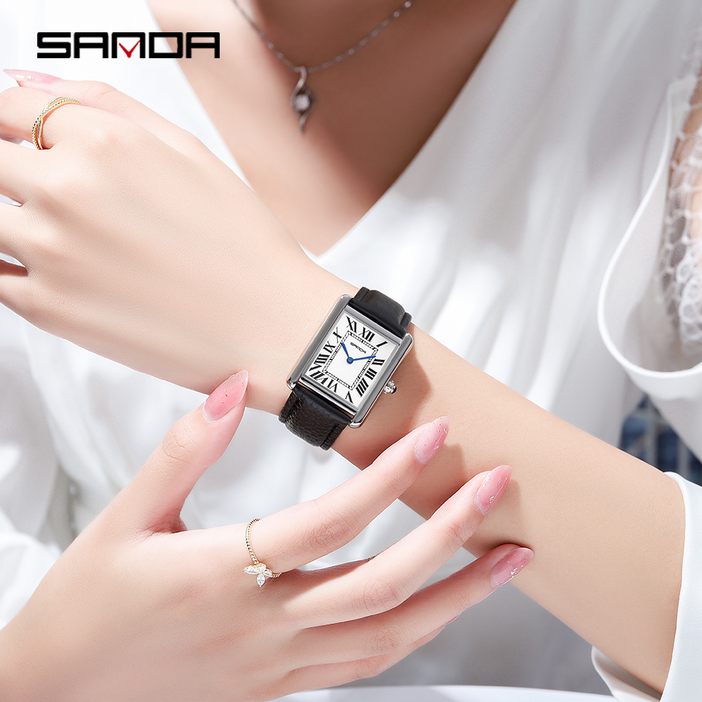 Sanda Rectangular Wrist Watche – Luxury Watch Manufacturers recenzja i cena
