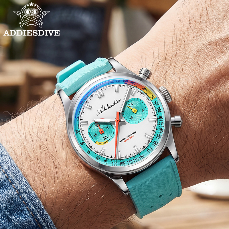 ADDIESDIVE NEW Multifunction C – Luxury Watch With Rubber Strap recenzja i cena