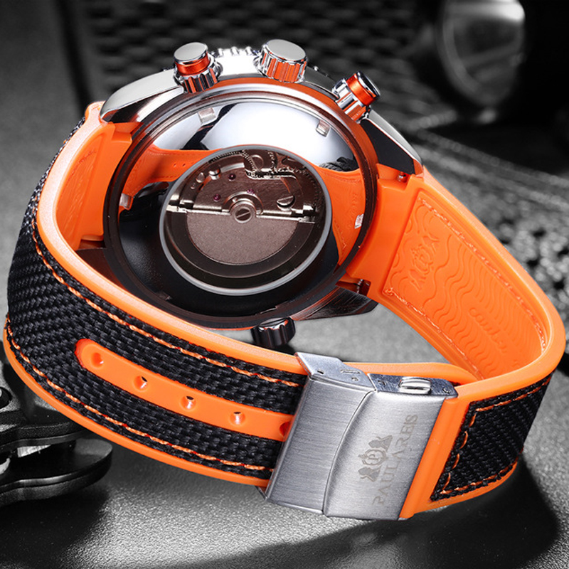 PAULAREIS P Luxury Men Automat – Luxury Watch With Rubber Strap recenzja i cena