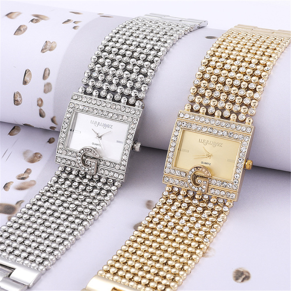 Simple Square Gold Watches Wom – Luxury Watch Engraving recenzja i cena