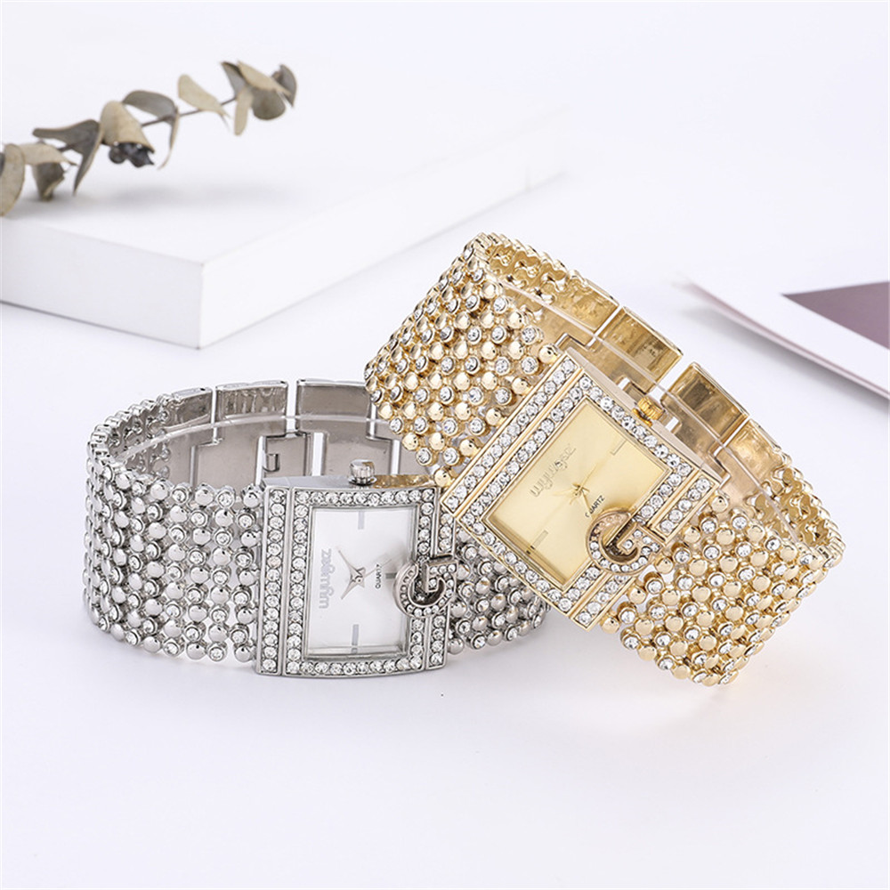 Simple Square Gold Watches Wom – Luxury Watch Engraving recenzja i cena