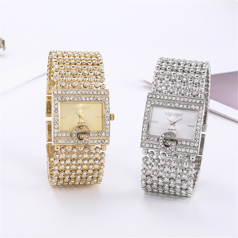 Simple Square Gold Watches Wom – Luxury Watch Engraving recenzja i cena