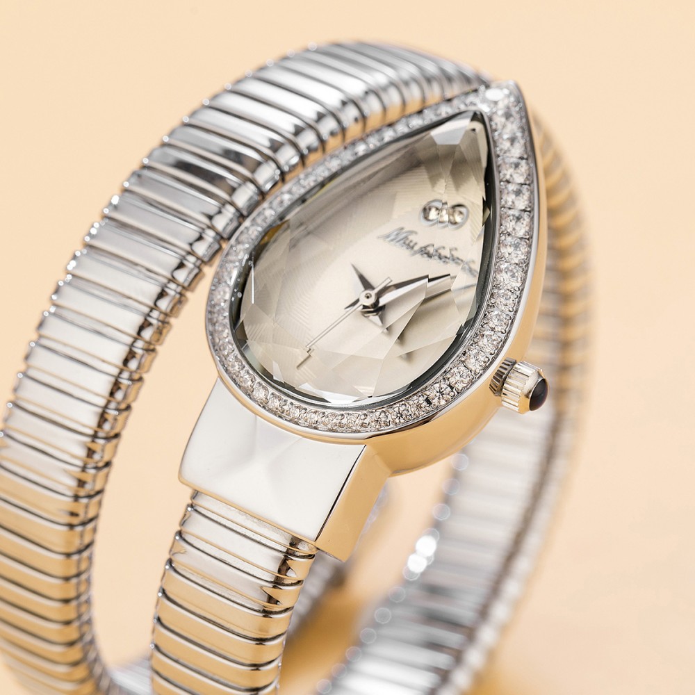 MISSFOX Snake Shape Diamond Wa – Luxury Watch Unique recenzja i cena