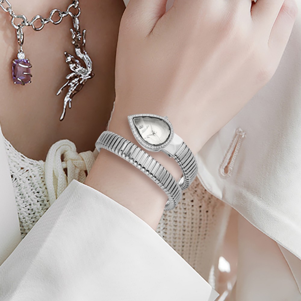 MISSFOX Snake Shape Diamond Wa – Luxury Watch Unique recenzja i cena