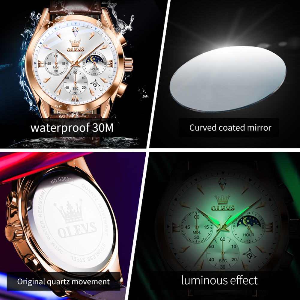 OLEVS Brand New Fashion Quartz – Luxury Watch Manufacturers recenzja i cena