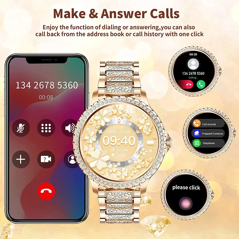 Fashion Luxury Gold Women Smar – Luxury Watch In The World recenzja i cena